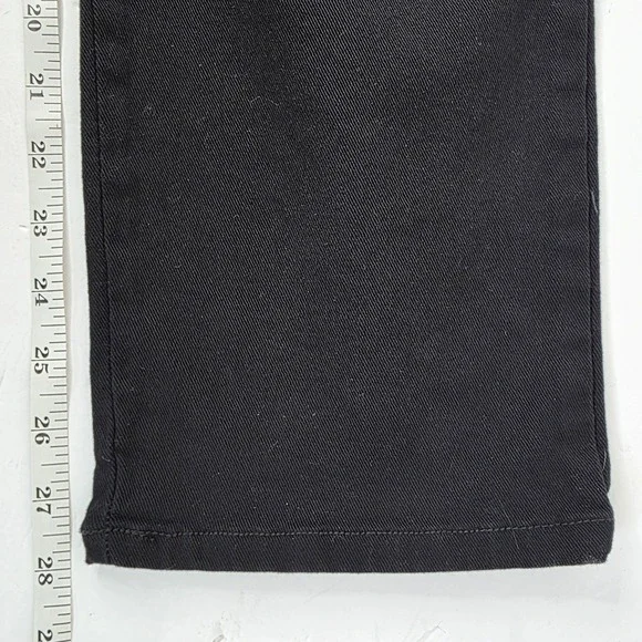 Gloria Vanderbilt Amanda High Rise Tapered Jeans Black 12P Petite - Picture 13 of 13